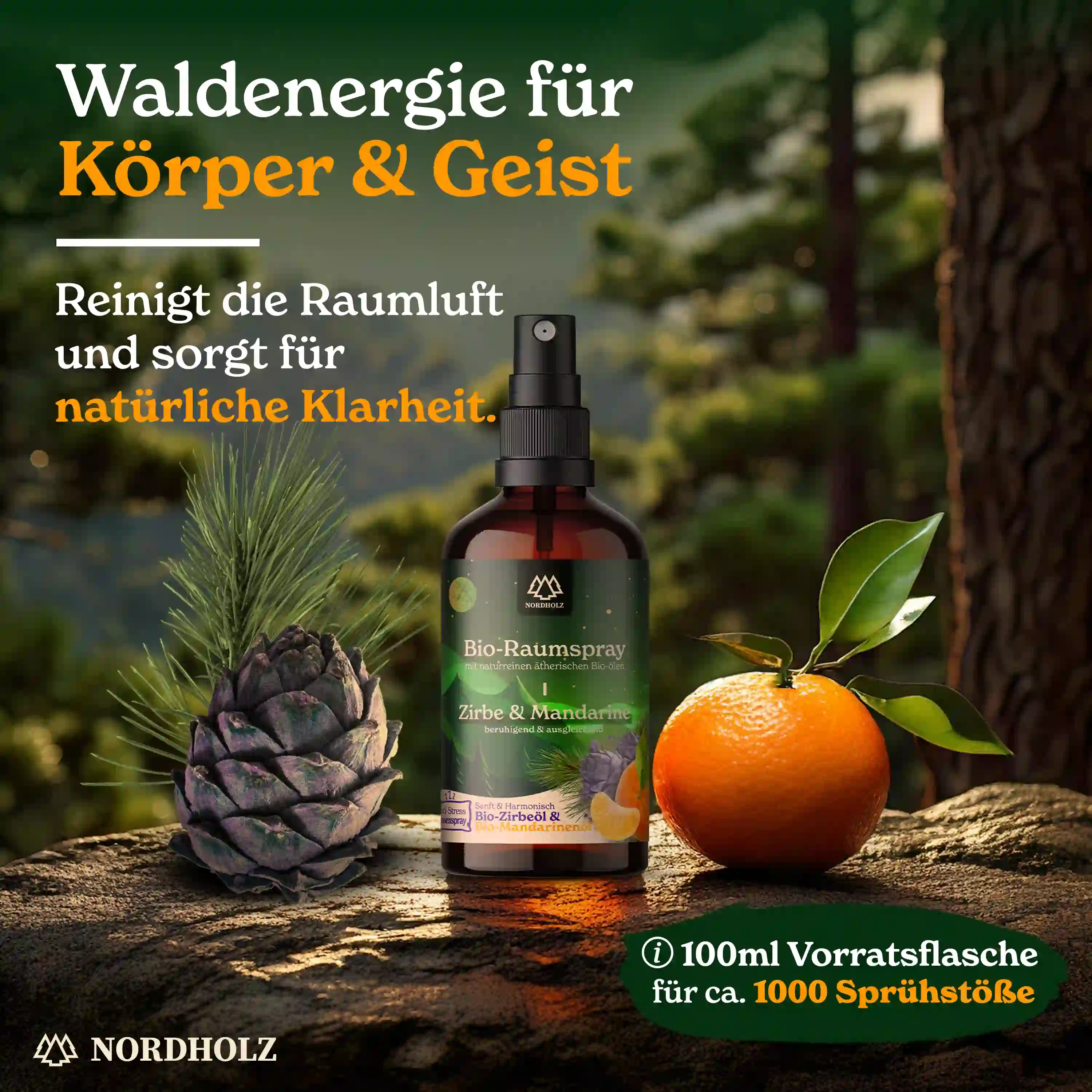 Bio Raumspray - Zirbe & Mandarine - Image 6