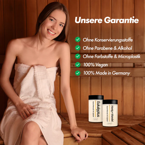 Premium Sauna Meersalz Peeling Granatapfel - Image 5