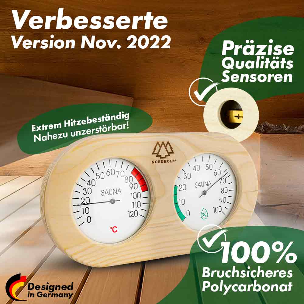 Sauna Hygrometer Doppelt + Sauna Sanduhr Bundle - Image 5