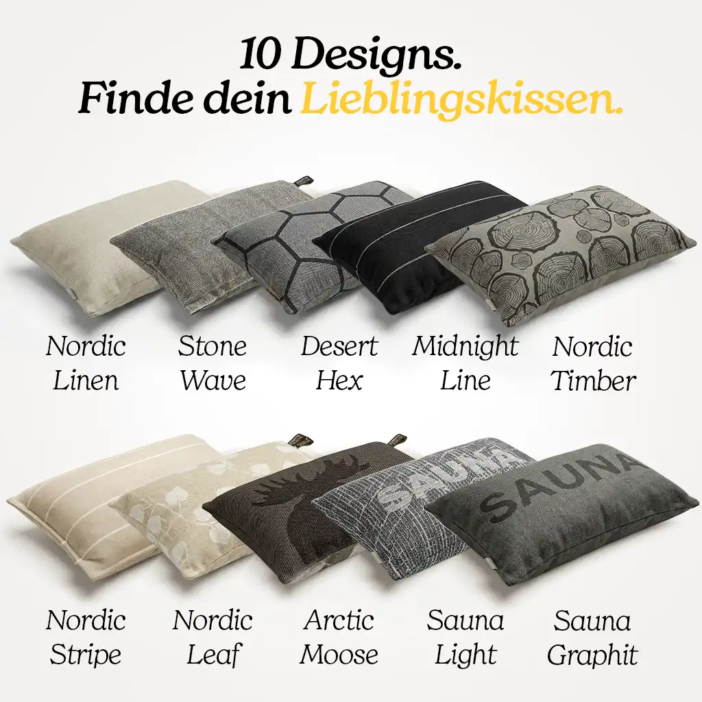 Sauna Kissen "Nordic Linen" - Image 7