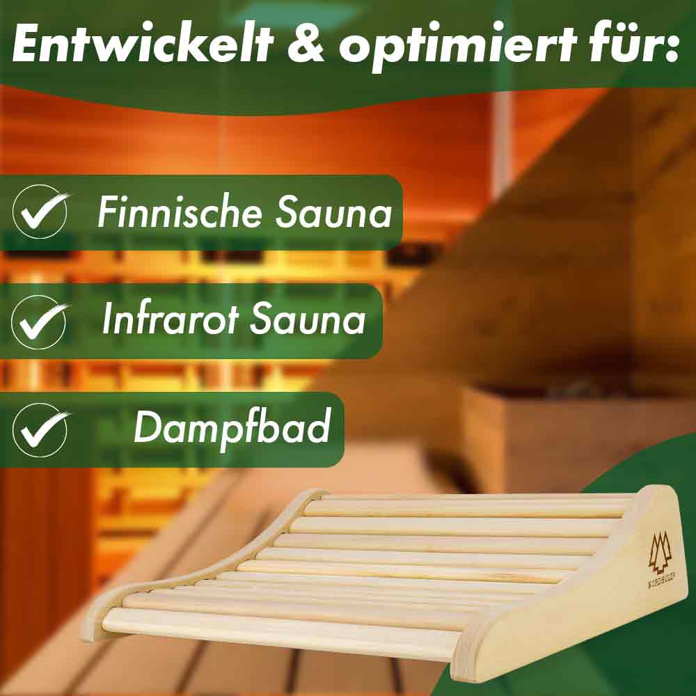 Ergonomische Sauna Kopfstütze - Image 5