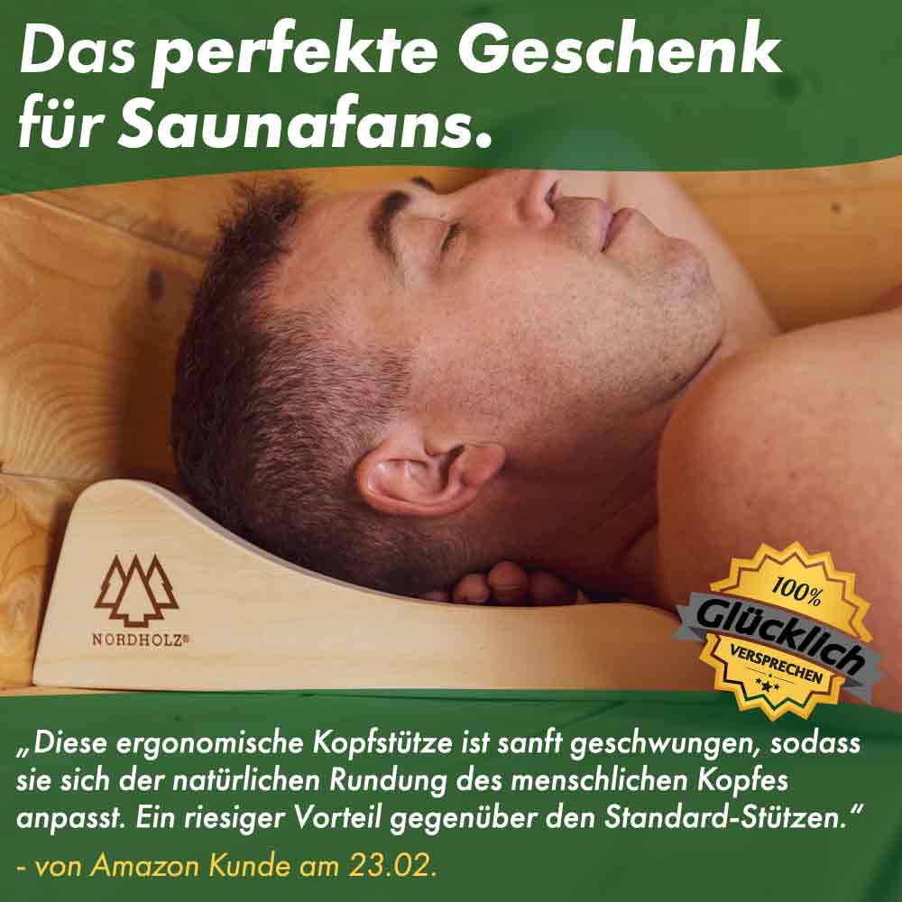 Ergonomische Sauna Kopfstütze - Image 6